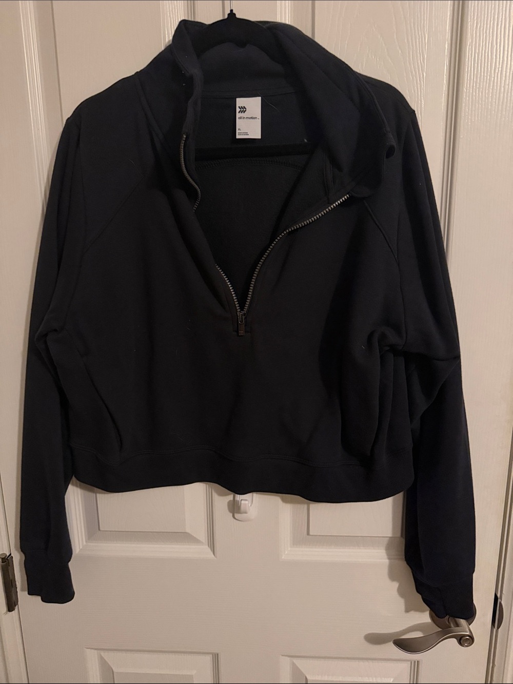 all in motion Black Crewneck Top